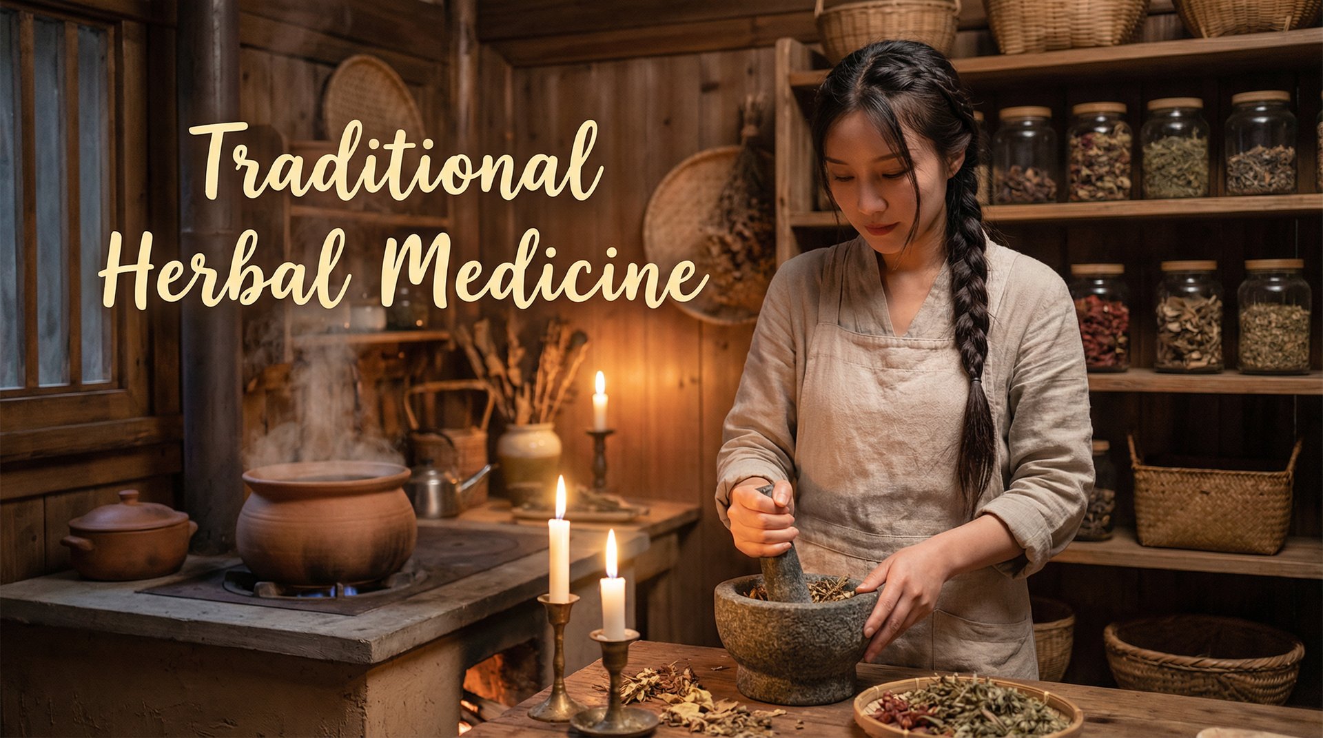 大象传媒植物视频传统草药制作